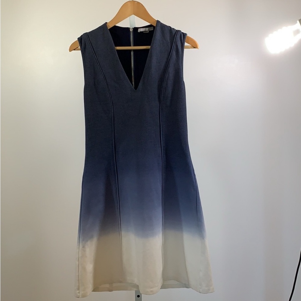 NWT TART Blue and White Ombre Sleeveless Dress small